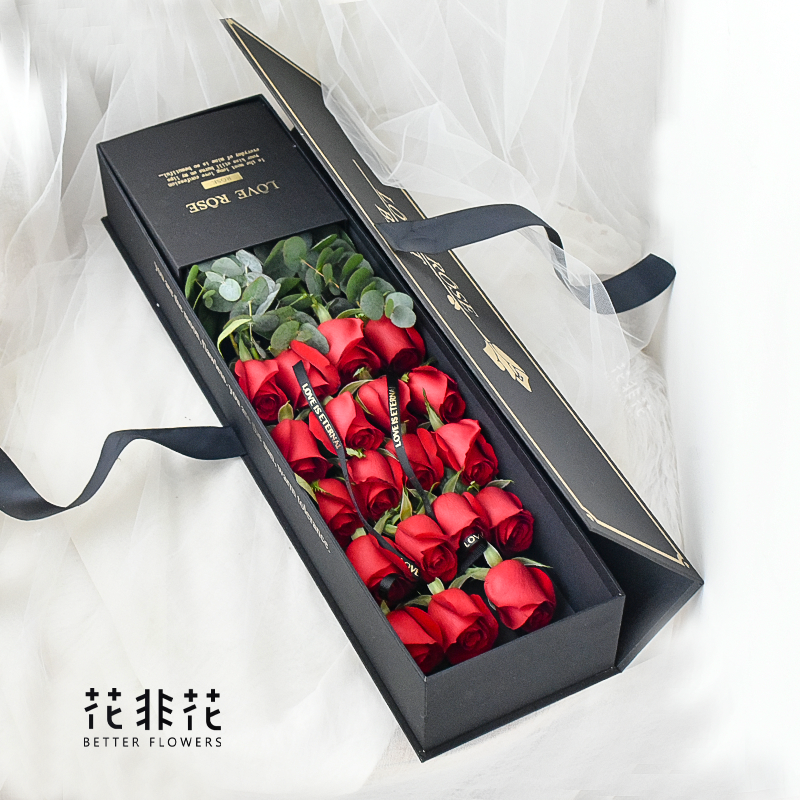 一笑红颜高级缎面绅士礼盒