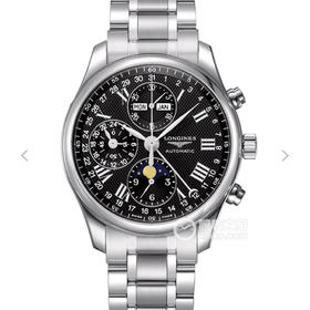 3M浪琴名匠优雅系列42mm大号月相男表，官方型号L2.773.4.51.6（具体型号看颜色搭配），100%原装分解开模生产，42mm直径