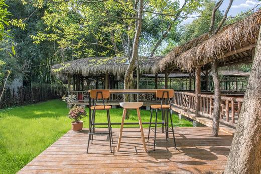 【都江堰·467号院】15房的田园林涧民宿避暑，K歌、投影、会议、沙坑、滑滑梯、秋千/烧烤yytj 商品图0