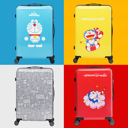 正版哆啦A梦 小叮当机器猫蓝胖子卡通图案拉杆箱旅行箱ins网红行李箱男女旅行箱子A-9272 商品图3