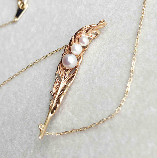 羽· Akoya珍珠项链 商品图3