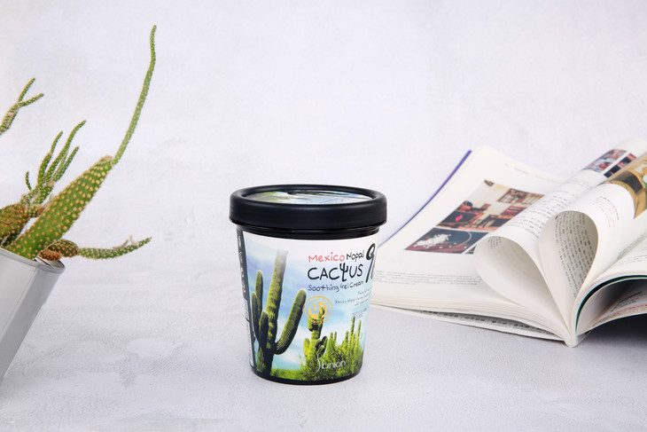 推荐2罐装安定肌肤补水滋润韩国skinion墨西哥仙人掌胶保湿镇静凝胶