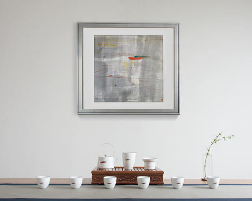 吴冠中《伴侣》甜白玉瓷茶具套装 商品图4