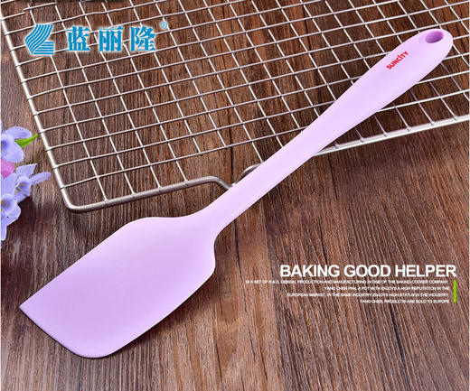 阳晨一体式硅胶奶油刮刀铲刀 蛋糕抹刀 搅拌勺耐高温环保烘焙工具 商品图0