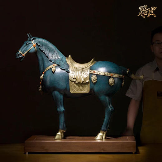 铜师傅 全铜摆件 《大唐马》 商品图4