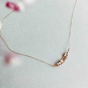 羽· Akoya珍珠项链