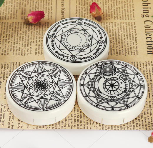 隐形眼镜盒/凯达jk71黑白魔法阵