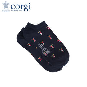 英国CORGI·夏季新款男士轻棉透气船袜浅口短袜商务休闲单鞋袜