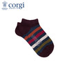 英国CORGI·夏季新款女士轻棉时尚条纹袜浅口短袜休闲运动船袜 商品缩略图0