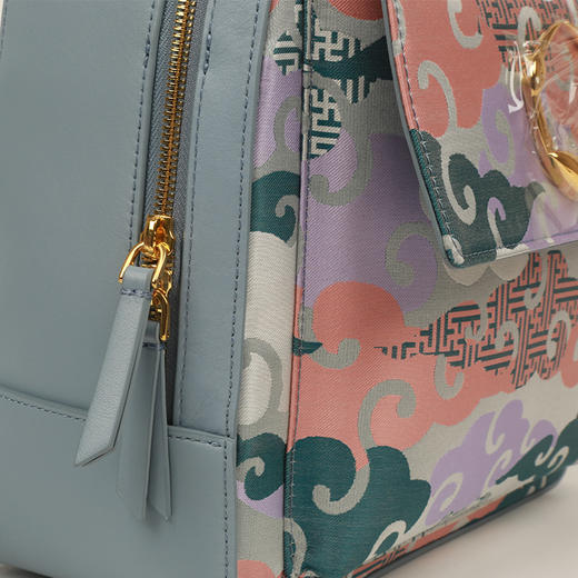 SAINTJOY/上久楷 宋锦女式双肩包 蓝紫零度空间 BWS18A0101 商品图8