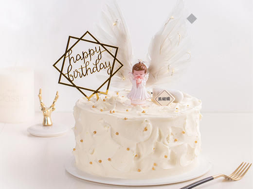 （1磅-5磅）天使的祝福·创意卡通生日蛋糕 商品图1