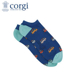 英国CORGI·夏季新款男女款夏季轻棉透气船袜浅口休闲运动时尚短袜