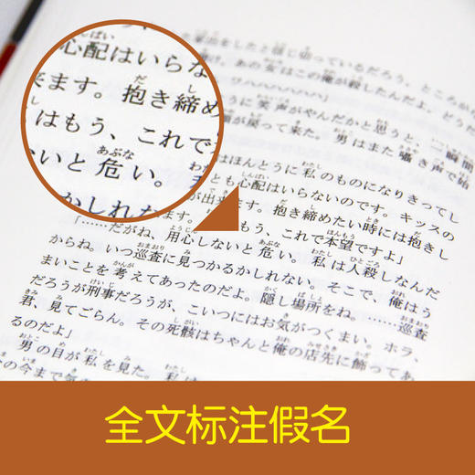 江户川乱步短篇小说选(日汉对照.精装有声版) 日文全文标注假名推理悬疑小说 商品图6