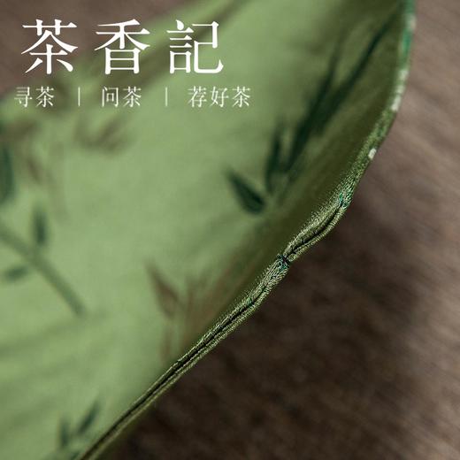茶香记 中式复古布艺织锦杯垫 织锦 手工裁缝 传统元素  茶道零配 防滑杯托 商品图2