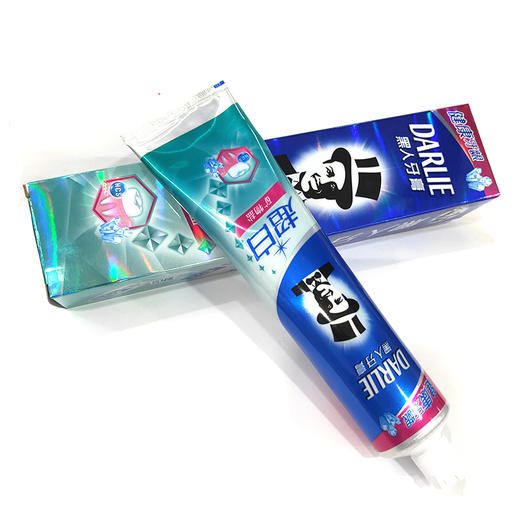 【黑人】（好来）牙膏超白矿物盐190g美白护龈清洁去牙渍清新口气家庭装 商品图1