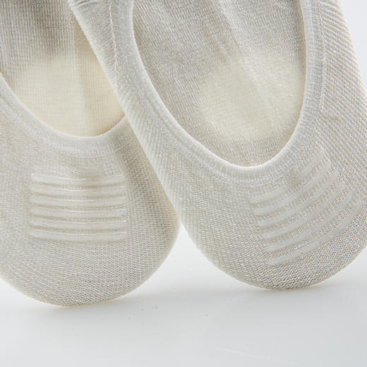 【男人袜】海军蓝隐形船袜  3D袜跟硅胶防滑（4双） 商品图5