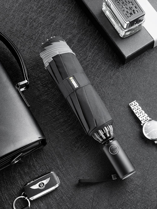 左都汽车载车用雨伞男士全自动开收反向伞女晴雨两用折叠伞自动伞 商品图0