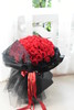 《伊人半遮面》99枝卡罗拉红玫瑰黑纱款 商品缩略图2