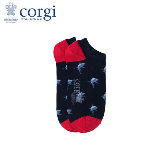 英国CORGI·夏季新款男士轻棉船袜透气舒适休闲运动时尚浅口短袜 商品图1