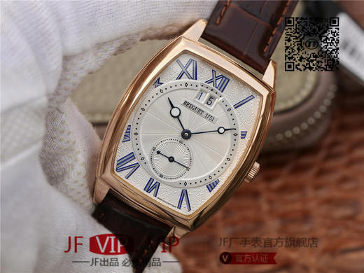 HG宝玑传承系列大日历显示腕表，别致的酒桶形表壳融合复杂功能于一身的5410，表壳外缘饰有钱币纹。 商品图3