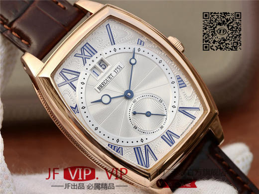 HG宝玑传承系列大日历显示腕表，别致的酒桶形表壳融合复杂功能于一身的5410，表壳外缘饰有钱币纹。 商品图4