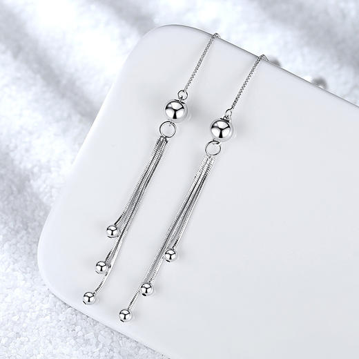 WH-101小清新豆豆盒子耳链日韩耳坠 商品图2