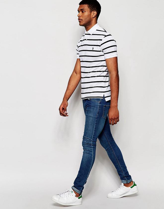 prlmensclassicfitstripedpolo新马条纹polotx453