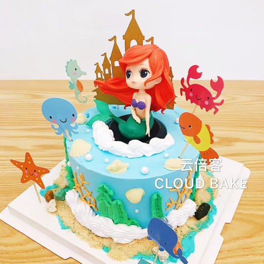 【美人鱼公主主题蛋糕】 商品图4