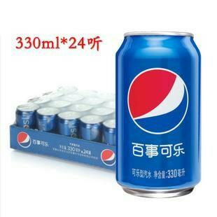 【批发】百事可乐330ml/听×24瓶/箱限购5件超出部分39计算 商品图0
