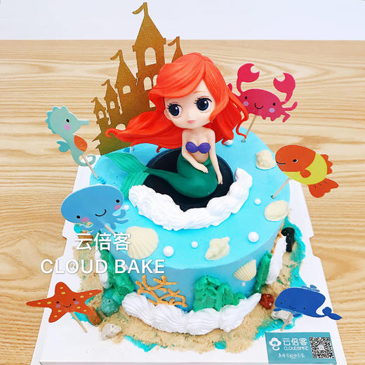 【美人鱼公主主题蛋糕】 商品图5