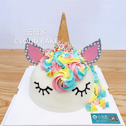 【3D立体蛋糕】独角兽款 商品图2