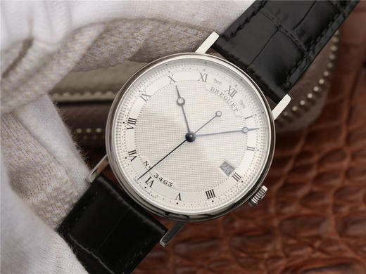 FK宝玑经典系列终极版，辨识度高，正装表不二之选。男士腕表，皮表带，自动机械机芯，透底 商品图3