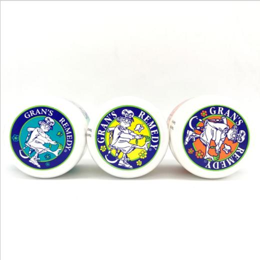 【香港直邮】新西兰进口Gran's remedy老奶奶臭脚粉 50g 蓝色薄荷味 / 土色清香味 / 黄色原味 商品图2