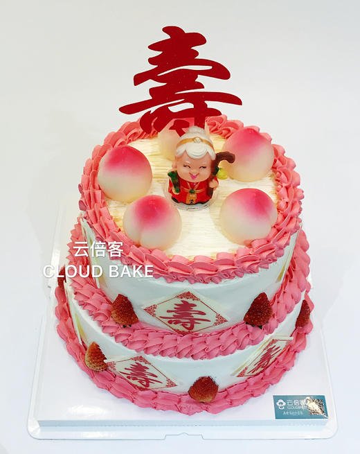 【寿桃寿星蛋糕】 商品图4