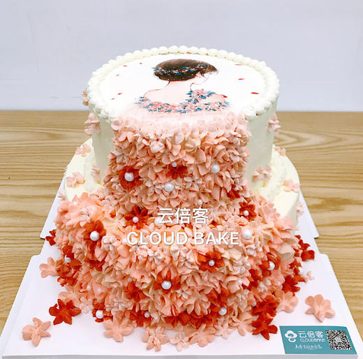 【女神系列主题蛋糕】背影 商品图3