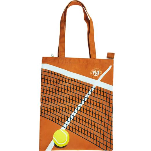 罗兰加洛斯官方正品 Roland Garros漂浮—字母帆布袋 红土配色 商品图5