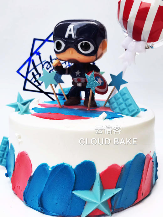 【美国队长主题蛋糕】 商品图4