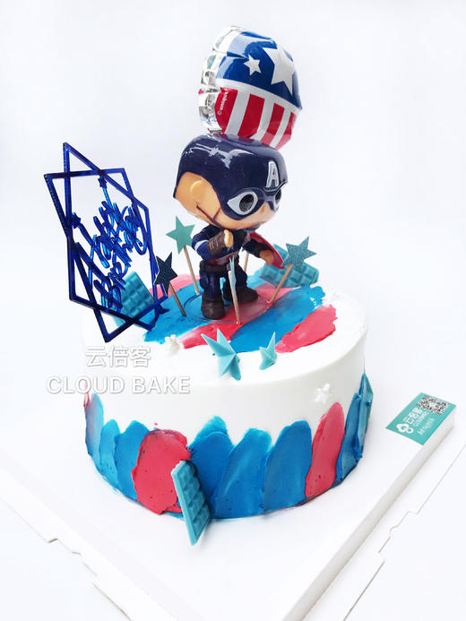 【美国队长主题蛋糕】 商品图2