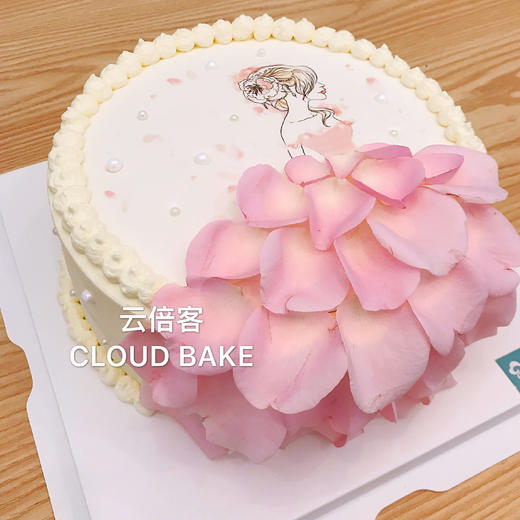 【女神系列主题蛋糕】 侧影 商品图2