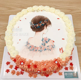 【女神系列主题蛋糕】背影