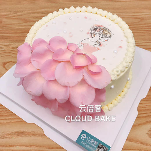 【女神系列主题蛋糕】 侧影 商品图3