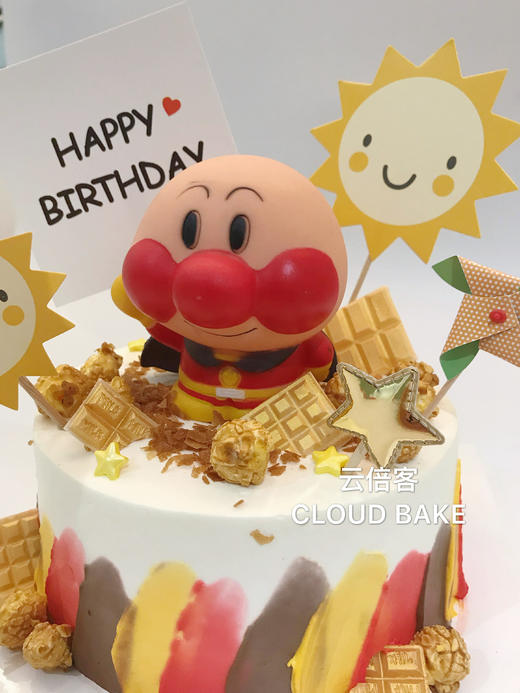 【卡通创意蛋糕】面包超人
