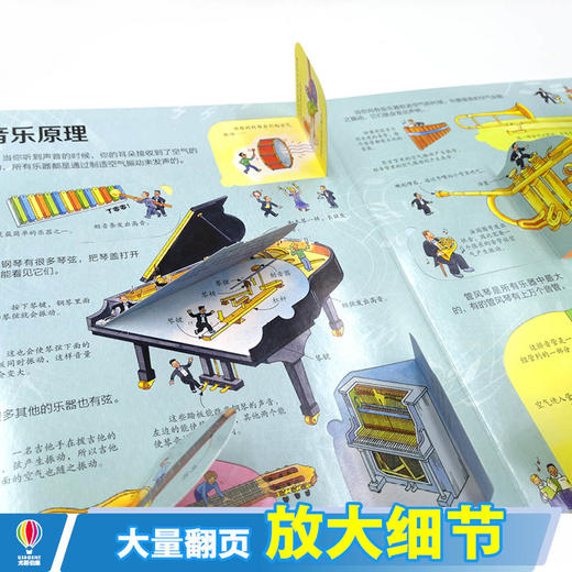 官方正版 尤斯伯恩看里面·揭秘机械 英国Usborne出版社王牌科普 See Inside揭秘系列图书 90多张翻页 商品图4