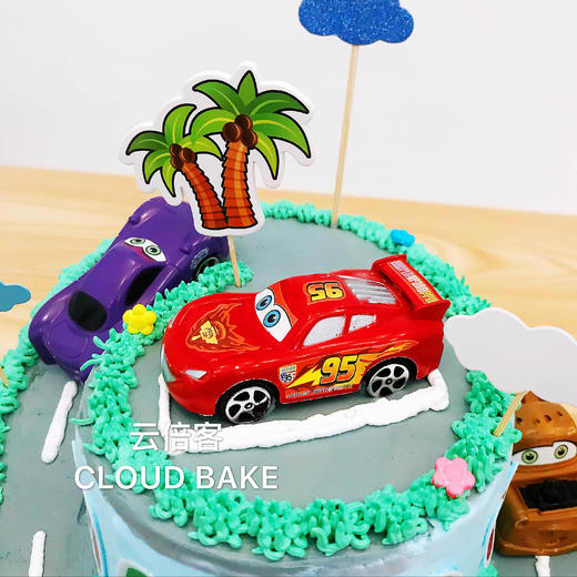 【汽车总动员场景蛋糕】10+4寸 商品图1