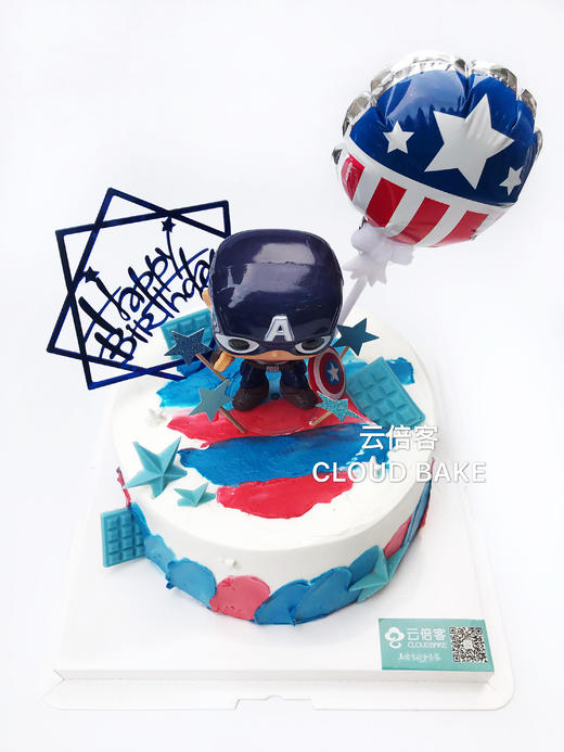 【美国队长主题蛋糕】 商品图3