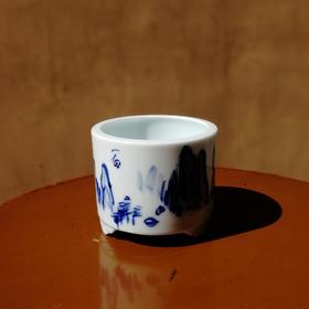 一白画瓷----香炉