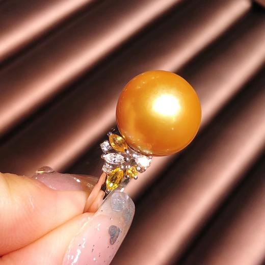 定制南洋金珠戒指