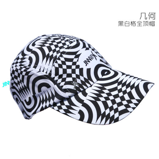 【功能级】JINNMIX轻力几何黑白轻量排汗全顶帽 商品图6