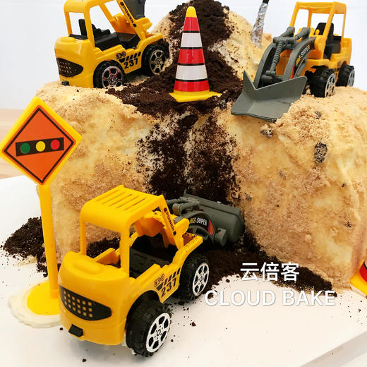 【工程车场景蛋糕】 商品图1