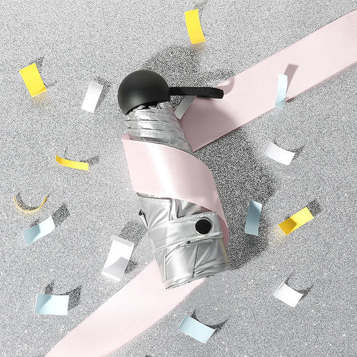 【轻迷你钛银伞】夏季遮阳防嗮五折伞UPF50+ 真正隔离99.9%紫外线！ 商品图1